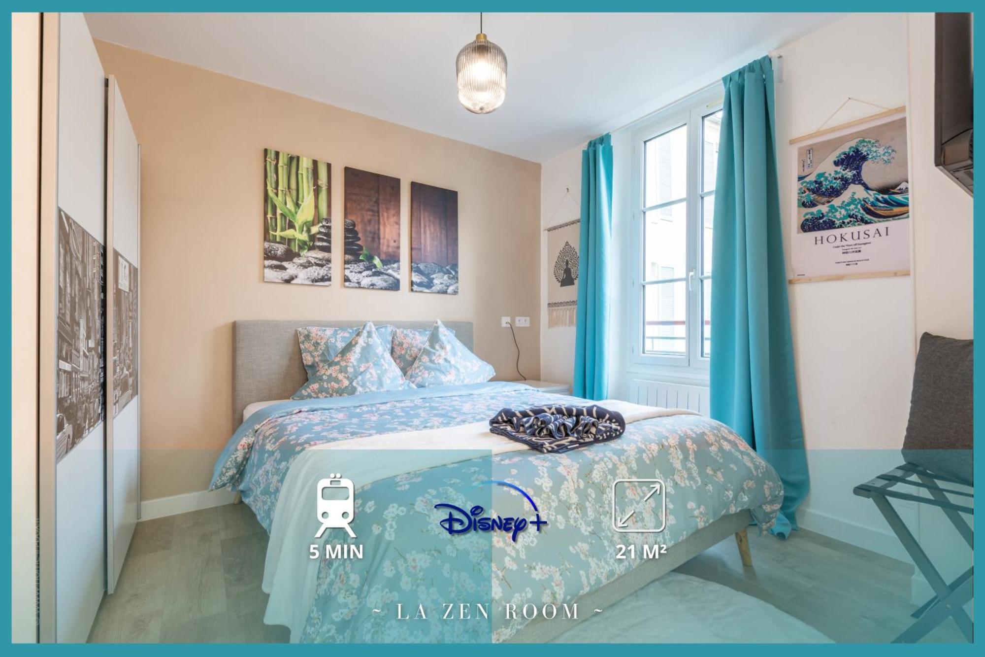 Sweethost - La Zen Room - Studio Proche Gare & Disneyland Lagny المظهر الخارجي الصورة